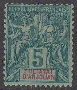 Anjouan 4 MH CV $9.50