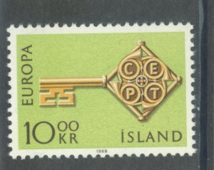 Iceland 396  MNH (9)