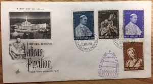 Vatican Collection 1964 (2 post cards + FDC + guide book)