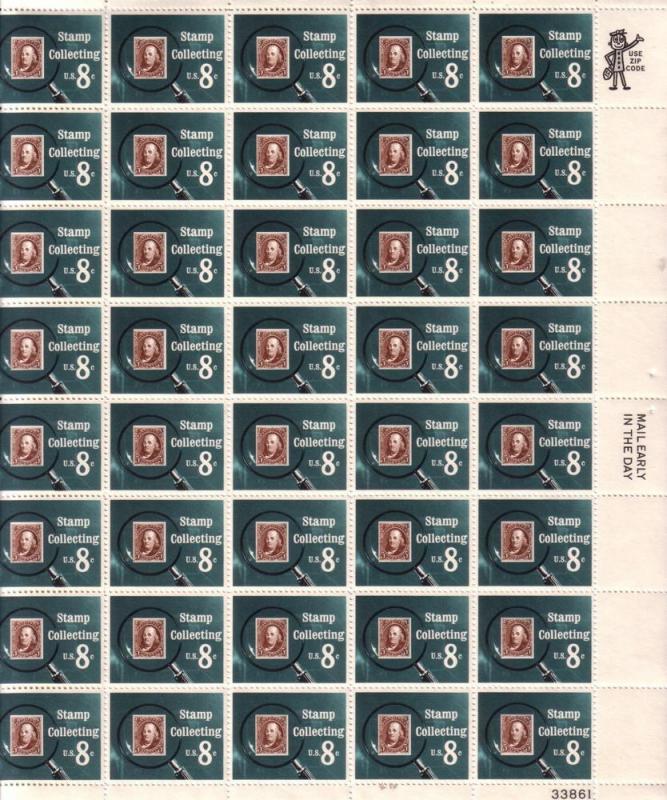 US #1474 $.08 Stamp Collecting - MNH Sheet-CV $9.25