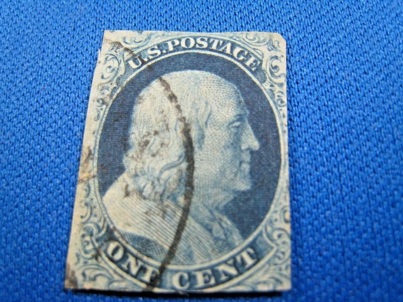 UNITED STATES, 1852 SCOTT #9  -  USED Type IV