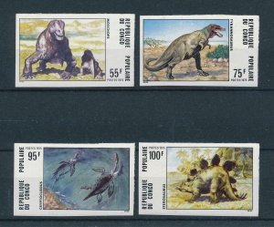 [105450] Congo Brazzaville 1975 Prehistoric animals dinosaurs Imperf. MNH