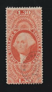 US R77c $1.30 Foreign Exchange Used F-VF SCV $120