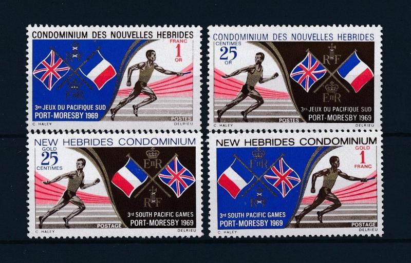 [46288] Vanuatu New hebrides 1969 Sports Athletics French English tekst MNH