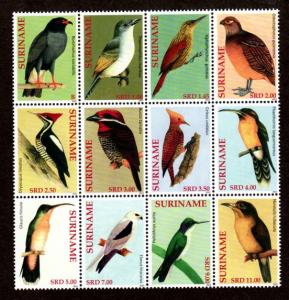 Surinam New Issue Mint NH Sheet Birds 2012!