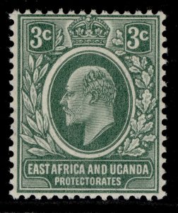 EAST AFRICA and UGANDA GV SG35, 3c grey-green, LH MINT. Cat £21.