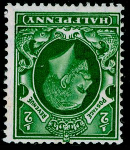 SG439 SPEC N47(1)a, ½d green, NH MINT. Cat £22.