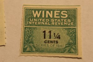 US WINE REVENUE RE124 UNUSED