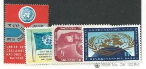 UN #104-107 Set Complete  (MNH) CV$1.00