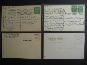 USA 4 Military postcards, Police, Eisenhower, swimming, armory, check them out! 