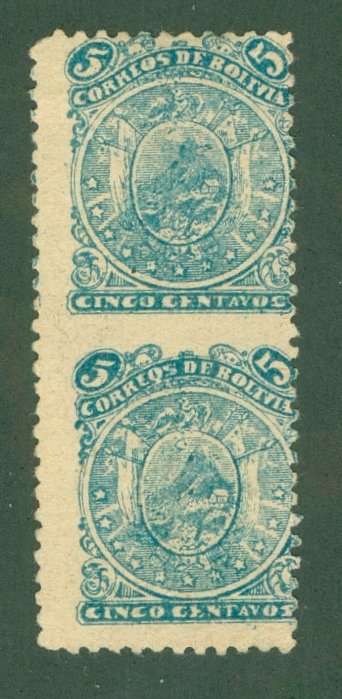 BOLIVIA 37a MH CV $100.00 BIN $35.00