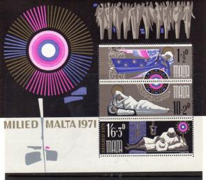 Malta 1971 Christmas MNH M/s