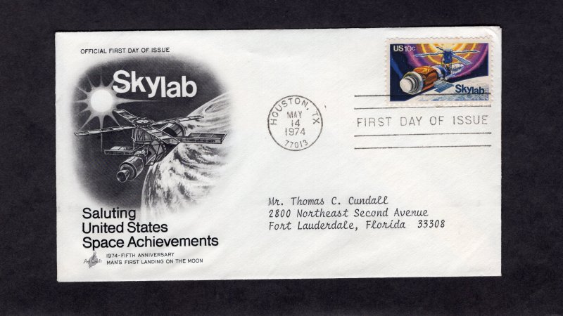 1529 Skylab, FDC, ArtCraft addressed