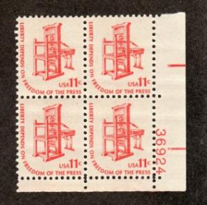 U.S. # 1593 Mint Plate Block!