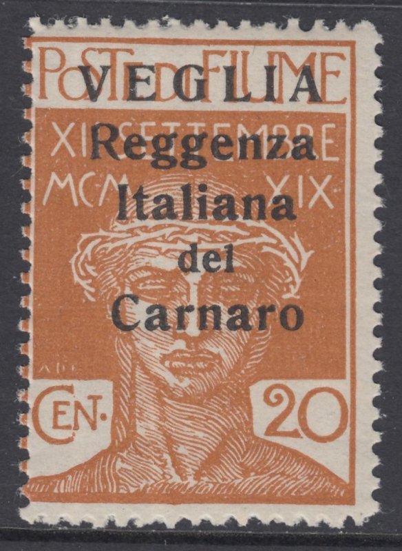 ITALY VEGLIA  Sassone n.7 MNH** cv 450$