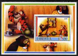 LIBERIA - 2005 - Disney, Tigger #2 - Perf Min Sheet - MNH - Private Issue