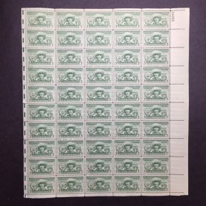 US, 983, PUERTO RICO, FULL SHEET, MINT NH, 1950'S COLLECTION