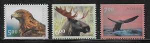 Norway Scott #'s 1253 - 1255 MNH