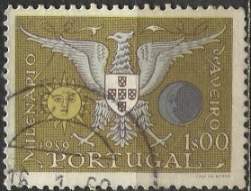 Portugal; 1959: Sc. # 844: Used Single Stamp