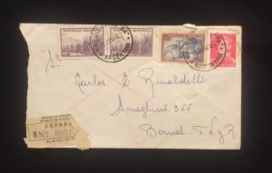 C) 1943. ARGENTINA. INTERNAL MAIL. MULTIPLE STAMPS. 2ND CHOICE