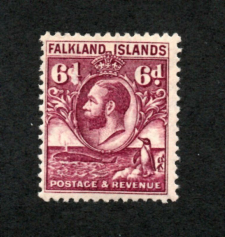 Falkland Islands - SG# 121 MVLH (scuff? on left d stop)  -    Lot 0121016