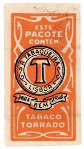 (I.B) Portugal Cinderella : Tobacco Seal (Lisbon)