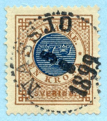 Sweden, Scott #49, Used, with nice Nassjo cancel, SOTN