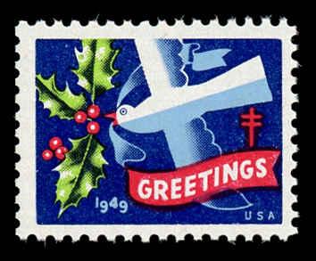 USA WX145 Mint (NH) 1949 Christmas Seal (Perf 12x12.5)