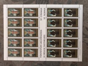 Liechtenstein 2004 Saints set Sc# 1280 to 1285 Mint NH full sheet of 20