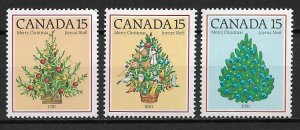 1981 Canada 900-2 Bicentenary of 1st Illuminated Christmas tree in Canada MNH