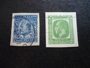 Stamps - New Zealand - Used Cut Square Stamps