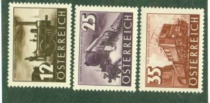 AUSTRIA 385-7 MNH CV $15.00 BIN $8.50