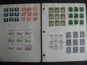 Canada 385 used stamps creating partial, full surrounds, interesting group!