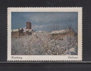 German Advertising Stamp - Landmarks, Wartburg Series, View from East