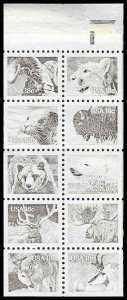 PCBstamps   US #1880/1889a Bk Pane $1.80(10x18c)American Wildlife, MNH, (13)