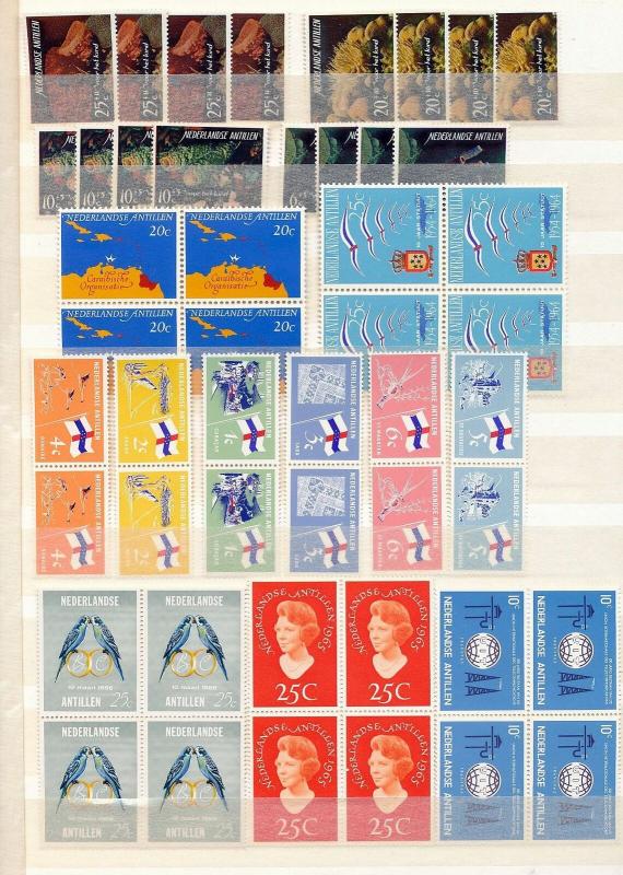 Netherlands Antillen Flags Sealife MNH (85+ Stamps)  (DD 620