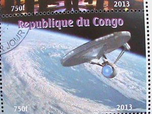 CONGO-2013- WORLD FAMOUS MOVIE-STAR TREK-CTO SHEET VF WE SHIP TO WORLD WIDE.