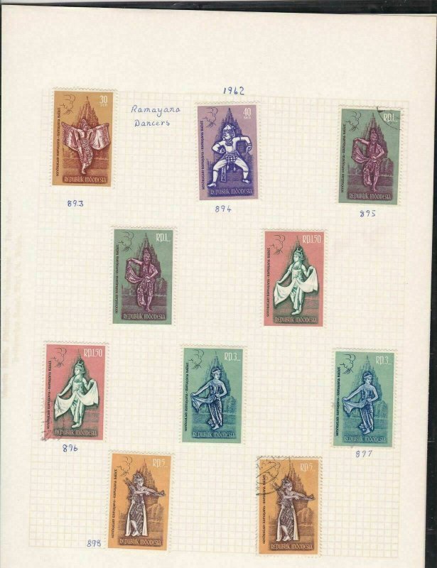 indonesia stamps page ref 16959