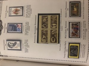 The All American Stamp Album Mint Stamps Very Nice Starts At 1933 Almost Full