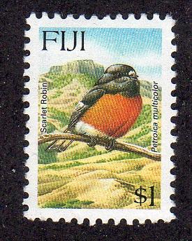 Fiji 737 - Used - Scarlet Robin (cv $2.00)