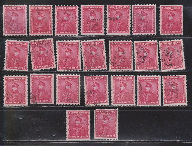 NEWFOUNDLAND - Scott # 189 Used Lot Of 79 - Some Minor Faults