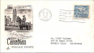 Canada 1964 FDC - Canadian Postage Stamps - Ottawa Ont - 5c Stamp - J3897