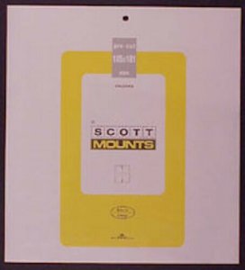 Scott/Prinz Pre-Cut Souvenir Sheets Small Panes Stamp Mounts 185x181 #1007 Clear 
