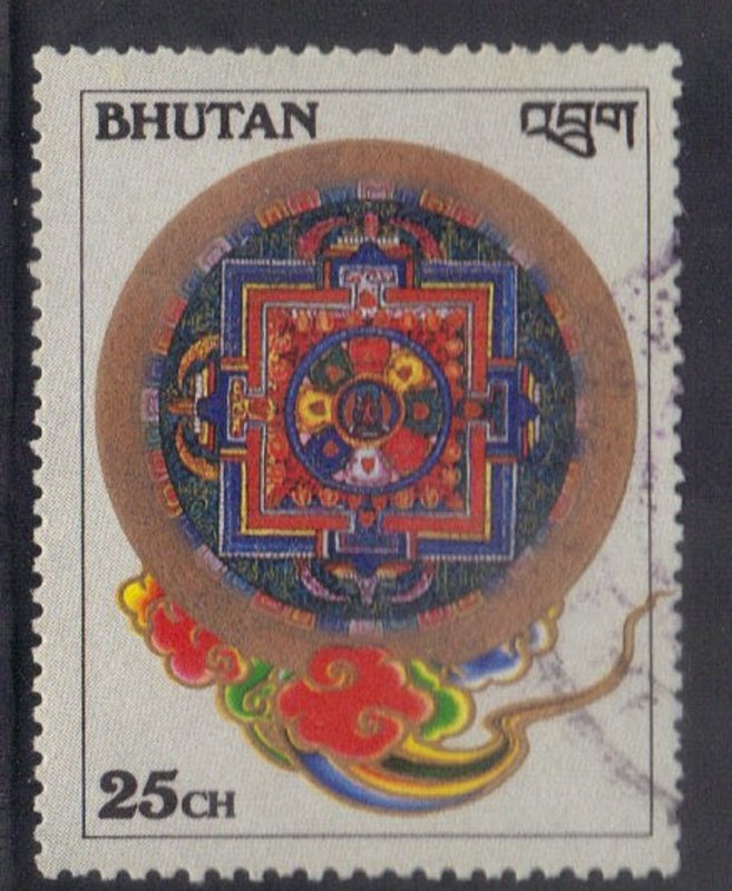 BHUTAN  SC # 546 **USED** 25c 1986    SEE SCAN