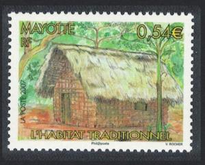 Mayotte Traditional Dvelling 1v SG#231