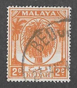 62, used Malaya - Kedah