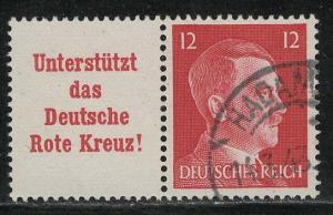 Germany Scott # 513, label A17.2, used, se-tenant, Mi# W156