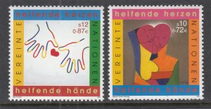 UN Vienna 288-289 MNH VF