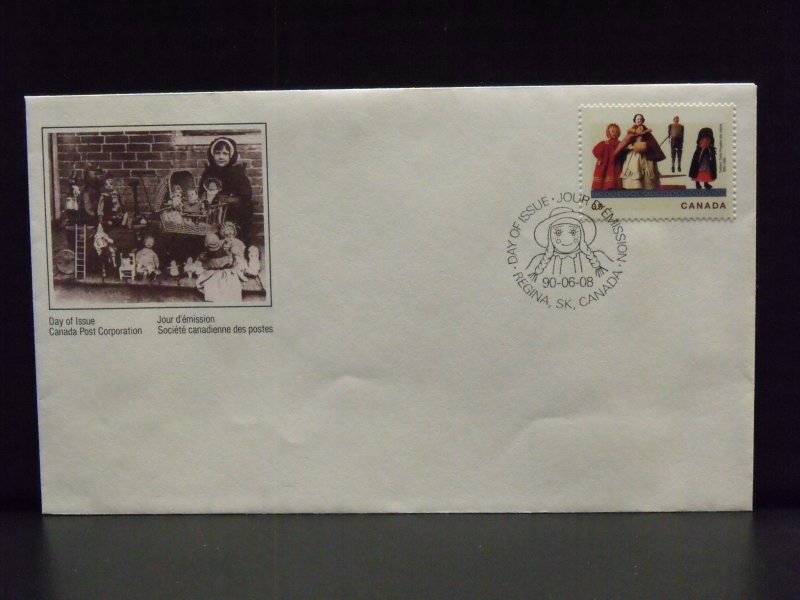 5751  Canada  FDC's(4) # 1274,1275,1276,1277   Treasures - Dolls      CV$ 5.20