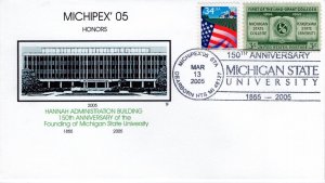 150TH ANNIVERSARY MICHIGAN STATE UNIVERSITY - DEARBORN HGTS, MI 2005  FDC17628